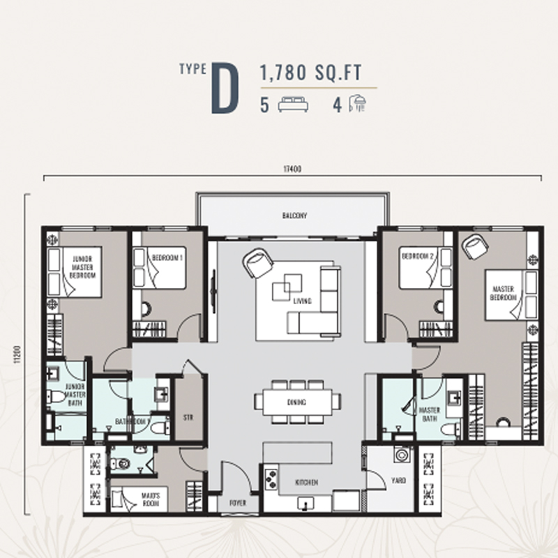 Type D Floor Plan
