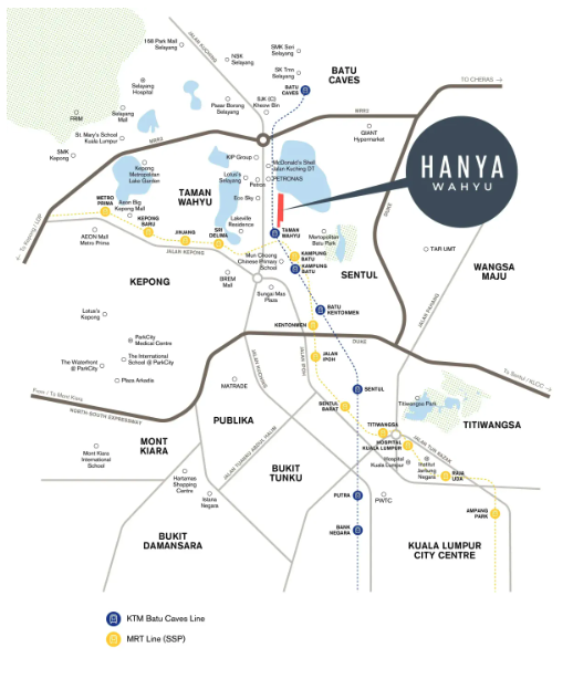 Hanya Wahyu Location Map